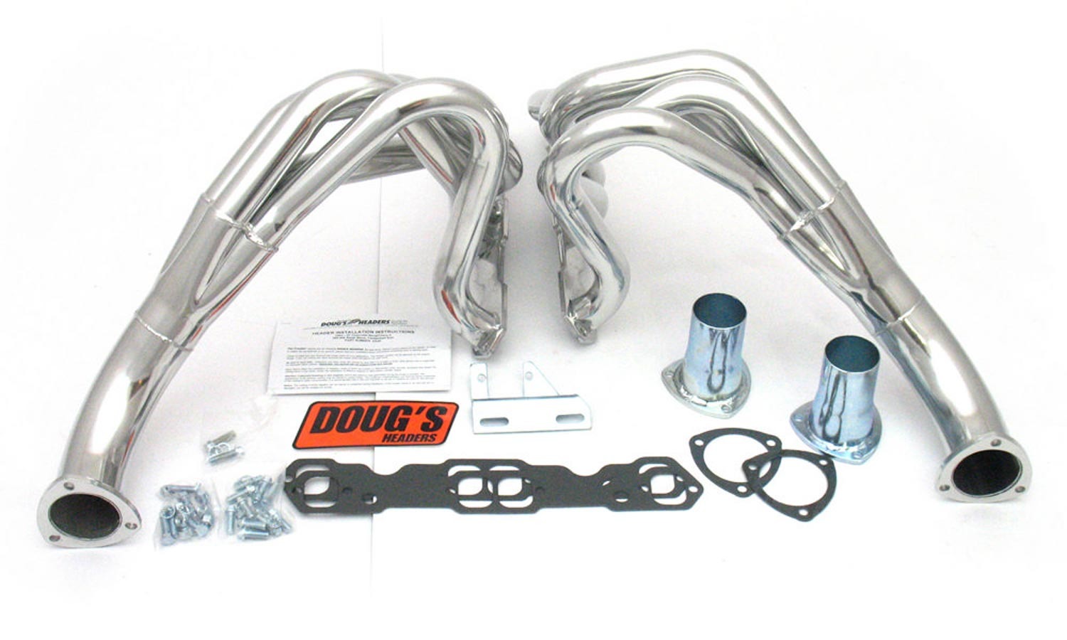 DOUGS HEADERS SBC Headers 1.75 Dia Ceramic Coated D329
