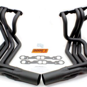 DOUGS HEADERS SBC Side Mount Headers - Black - 63-82 Vette D380-B