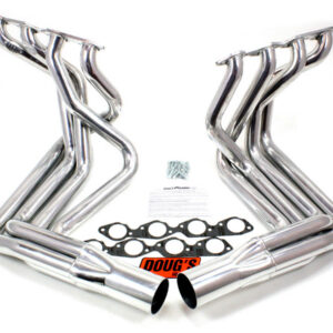 DOUGS HEADERS BBC Side Mount Headers - Silver - 63-82 Vette D381