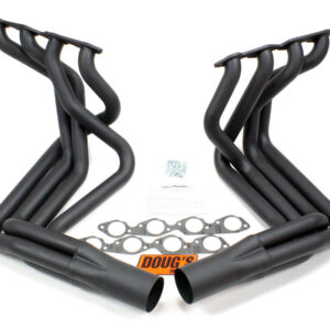 DOUGS HEADERS BBC Side Mount Headers - Black - 63-82 Vette D381-B