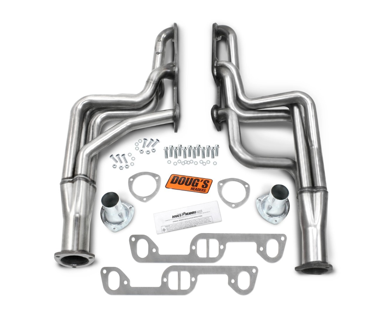 DOUGS HEADERS 68-72 Pontiac 350-455 Headers - Long Tube D590-SS