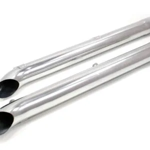 DOUGS HEADERS Side Pipes - Silver (Pair) D930