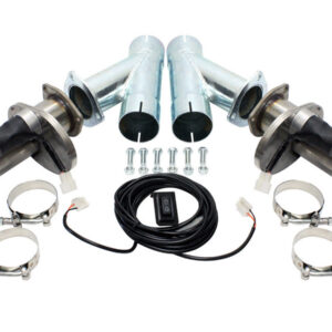 DOUGS HEADERS 2.5in Exhaust Cutout Kit Electric (pair) DEC250AK