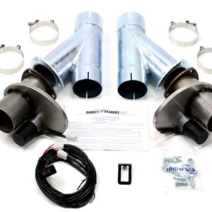 DOUGS HEADERS Electric Exhaust Cut-Outs - 3.00 (Pair) DEC300AK