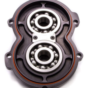 DIVERSIFIED MACHINE Billet Alum Rear Cover w/Bearings Black RRC-1386B
