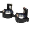 DIVERSIFIED MACHINE Small Double Bearing Birdcage Set Black SRC-2575B