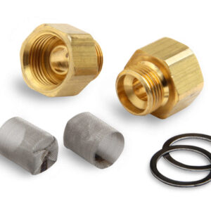 DEMON CARBURETION Carb. Inlet Fitting - 9/16-24 x 5/8-18 3/8 IF 142117