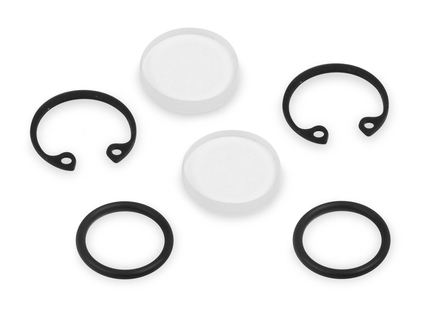 DEMON CARBURETION Repl Sight Glasses Kit w/Snap & O-Rings 421375