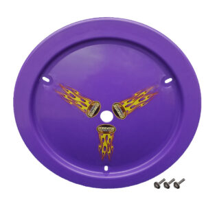 DOMINATOR RACE PRODUCTS Wheel Cover Bolt-On Purple Real Style 1006-B-PU