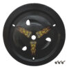 DOMINATOR RACE PRODUCTS Wheel Cover Bolt-On Black Real Style 1007-B-BK