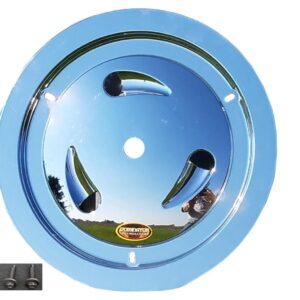 DOMINATOR RACE PRODUCTS Wheel Cover Bolt-On Chrome Real Style 1007-B-CHROME