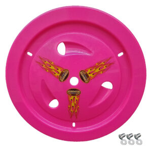 DOMINATOR RACE PRODUCTS Wheel Cover Dzus-On Pink Real Style 1007-D-PK