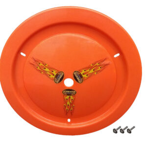 DOMINATOR RACE PRODUCTS Wheel Cover Bolt-On Fluo Orange 1012-B-FLO-OR