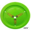 DOMINATOR RACE PRODUCTS Wheel Cover Bolt-On Xtr Green 1012-B-XG