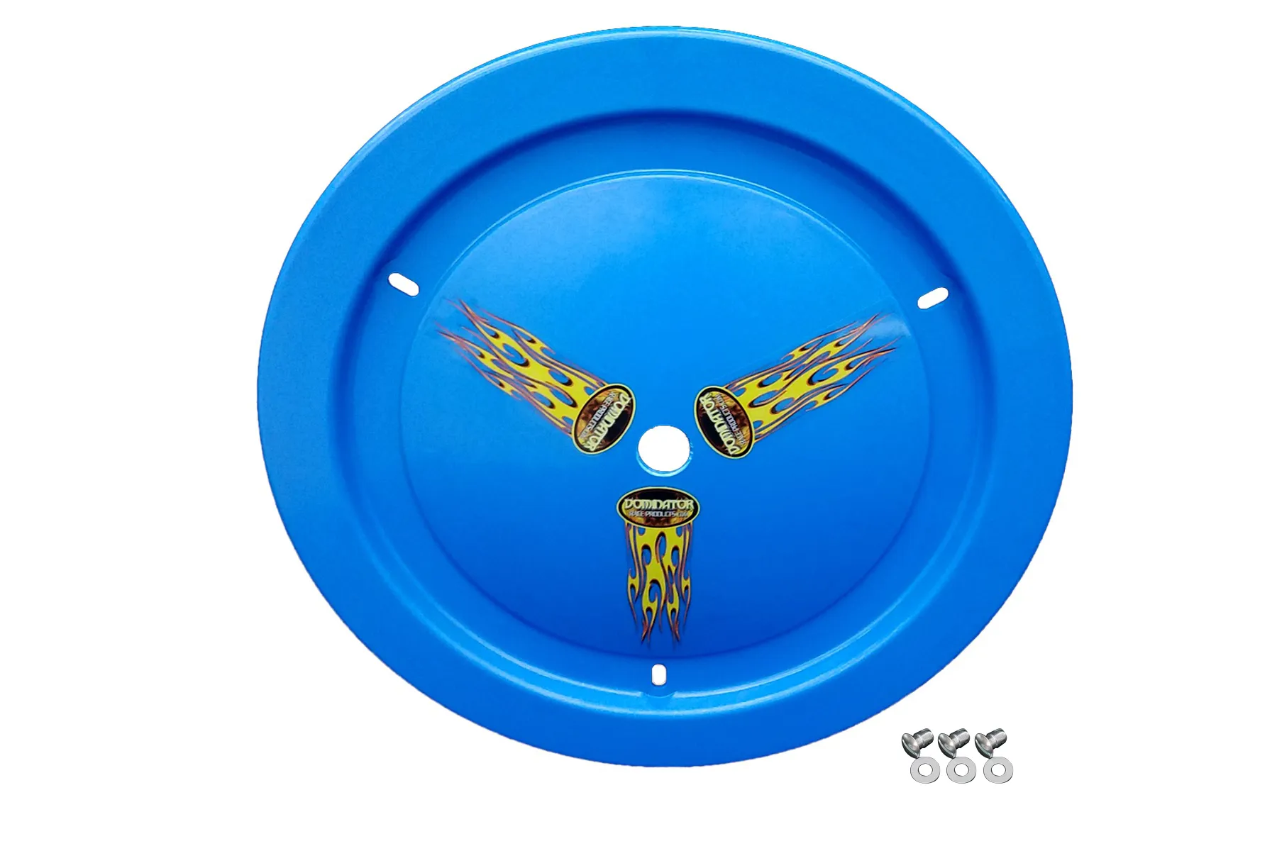 DOMINATOR RACE PRODUCTS Wheel Cover Dzus-On Blue 1012-D-BL