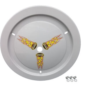 DOMINATOR RACE PRODUCTS Wheel Cover Dzus-On Gray 1012-D-GRY