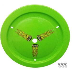 DOMINATOR RACE PRODUCTS Wheel Cover Dzus-On Xtr Green 1012-D-XG