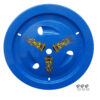 DOMINATOR RACE PRODUCTS Wheel Cover Dzus-On Blue 1013-D-BL