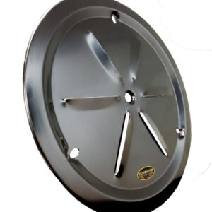 DOMINATOR RACE PRODUCTS Wheel Cover Louver Vent Alum Bolt 15in Black 1031-B-BK