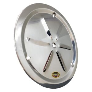 DOMINATOR RACE PRODUCTS Wheel Cover Louver Vent Alum Bolt 15in Polished 1031-B-POL