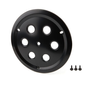 DOMINATOR RACE PRODUCTS Wheel Cover Hole Vent Alum Bolt 15in Black 1032-B-BK