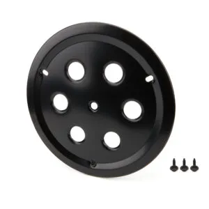 DOMINATOR RACE PRODUCTS Wheel Cover Hole Vent Alum Bolt 15in Black 1032-B-BK