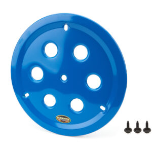 DOMINATOR RACE PRODUCTS Wheel Cover Hole Vent Alum Bolt 15in Blue 1032-B-BL
