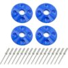 DOMINATOR RACE PRODUCTS Scuff Plate Plastic 4pk Blue 1202-BL