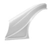 DOMINATOR RACE PRODUCTS Dominator Outlaw L/M Left Flare White 2001F-WH