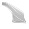 DOMINATOR RACE PRODUCTS Dominator Outlaw L/M Right Flare White 2002F-WH