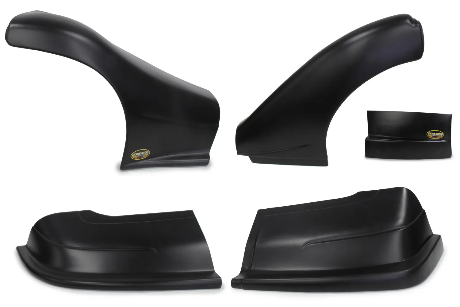 DOMINATOR RACE PRODUCTS Dominator Late Model Nose Kit Black 2300-BK
