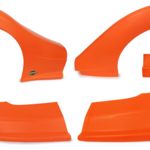 DOMINATOR RACE PRODUCTS Dominator Late Model Nose Kit Flou Orange 2300-FLO-OR