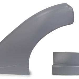 DOMINATOR RACE PRODUCTS Dominator Late Model Flare Left Gray 2302-GRY