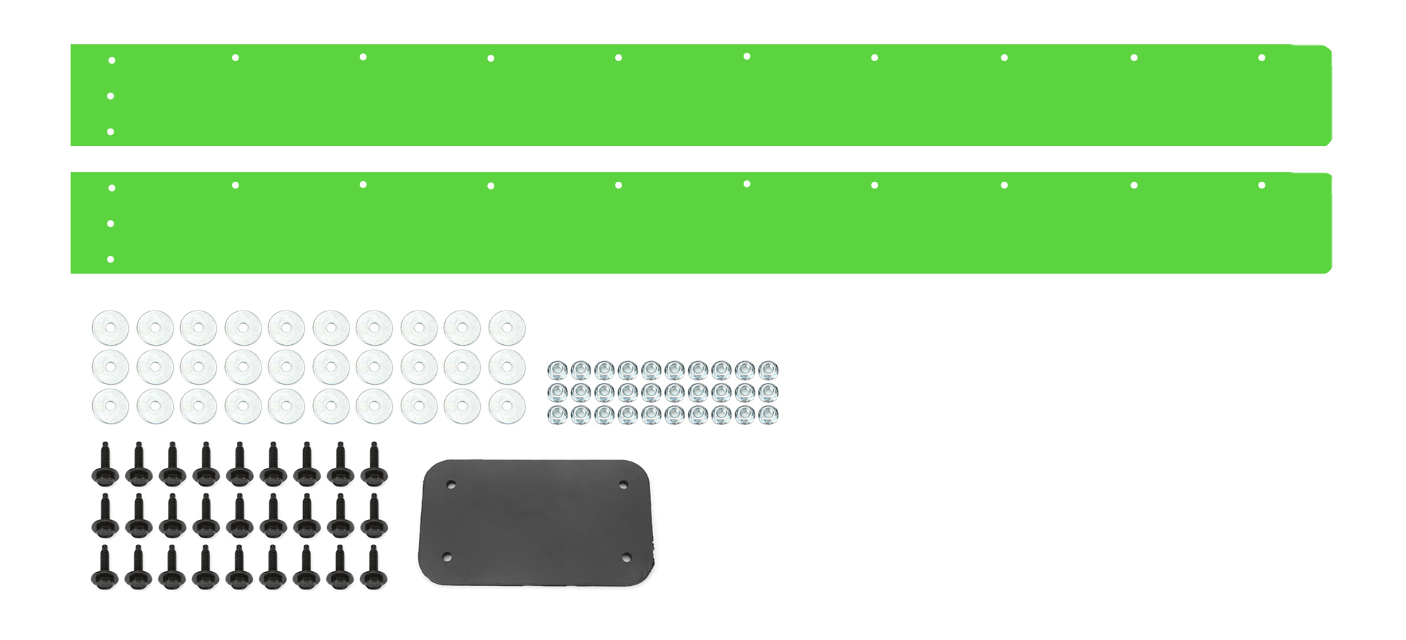 DOMINATOR RACE PRODUCTS Valance Dominator SS Xtreme Green 346-XG