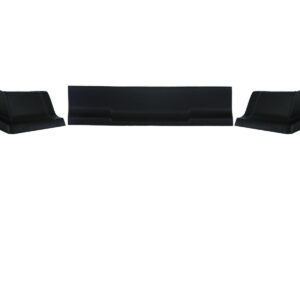 DOMINATOR RACE PRODUCTS Valance Modified IMCA 3pc Black 409-BK