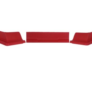 DOMINATOR RACE PRODUCTS Valance Modified IMCA 3pc Red 409-RD