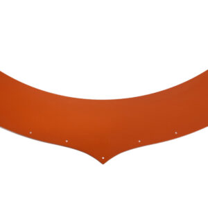 DOMINATOR RACE PRODUCTS Extension Predator Hood Orange  5.5in Tall 500-EX-Or