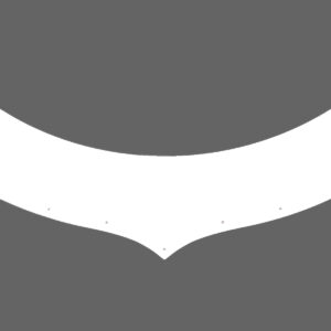 DOMINATOR RACE PRODUCTS Extension Predator Hood White 5.5in Tall 500-EX-WH