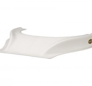 DOMINATOR RACE PRODUCTS Hood Scoop Stalker 2.5in White 502-WH