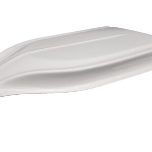 DOMINATOR RACE PRODUCTS Hood Scoop Stalker 2.5in Street Stock White 517-WH