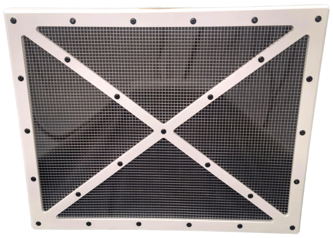 Race Car Radiator Protection Screen DOMINATOR RACE PRODUCTS Shaker Screen Radiator DLM White DOM-550-WH