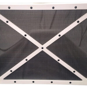DOMINATOR RACE PRODUCTS Shaker Screen Radiator DLM White DOM-550-WH