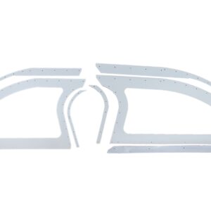 DOMINATOR RACE PRODUCTS Aluminum Sails White Pair Open Style 805-AL-WH