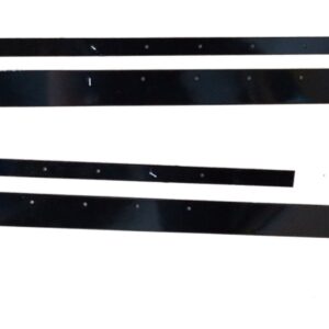 DOMINATOR RACE PRODUCTS Pillar Post Alum Black Pair Late Model 810-AL-BK