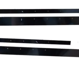 DOMINATOR RACE PRODUCTS Pillar Post Alum Black Pair Late Model 810-AL-BK