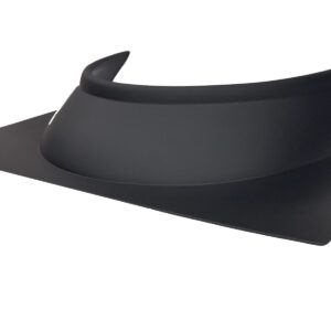 DOMINATOR RACE PRODUCTS Rock Guard Formed 4.5in Tall Flat Black 901-FBK