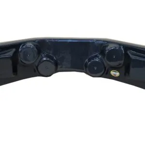 DOMINATOR RACE PRODUCTS Dash Panel Curved Black 30in w x 12in d x 6.5in 910-BK