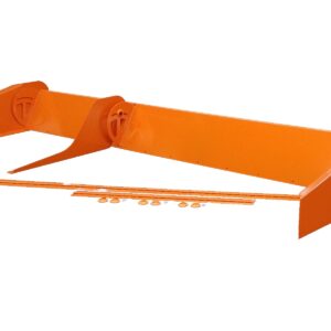 DOMINATOR RACE PRODUCTS Spoiler 8in Tall x 72in Orange 2pc 915-OR
