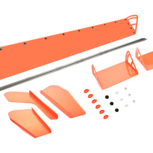 DOMINATOR RACE PRODUCTS Plastic Spoiler 8x72in LM Fluorescent Orange 920-FLO-OR