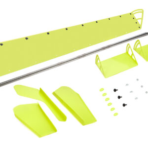 DOMINATOR RACE PRODUCTS Plastic Spoiler 8x72in LM Fluorescent Yellow 920-FLO-YE